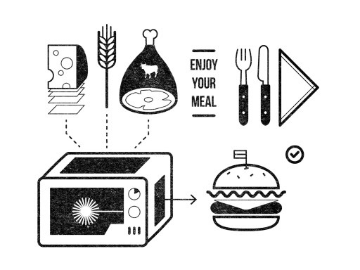 Food scanners and printers create food on demand