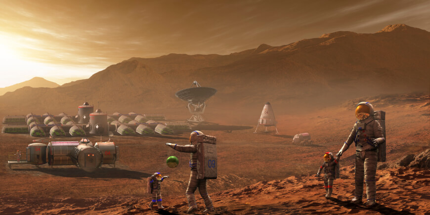 Image result for mars colony